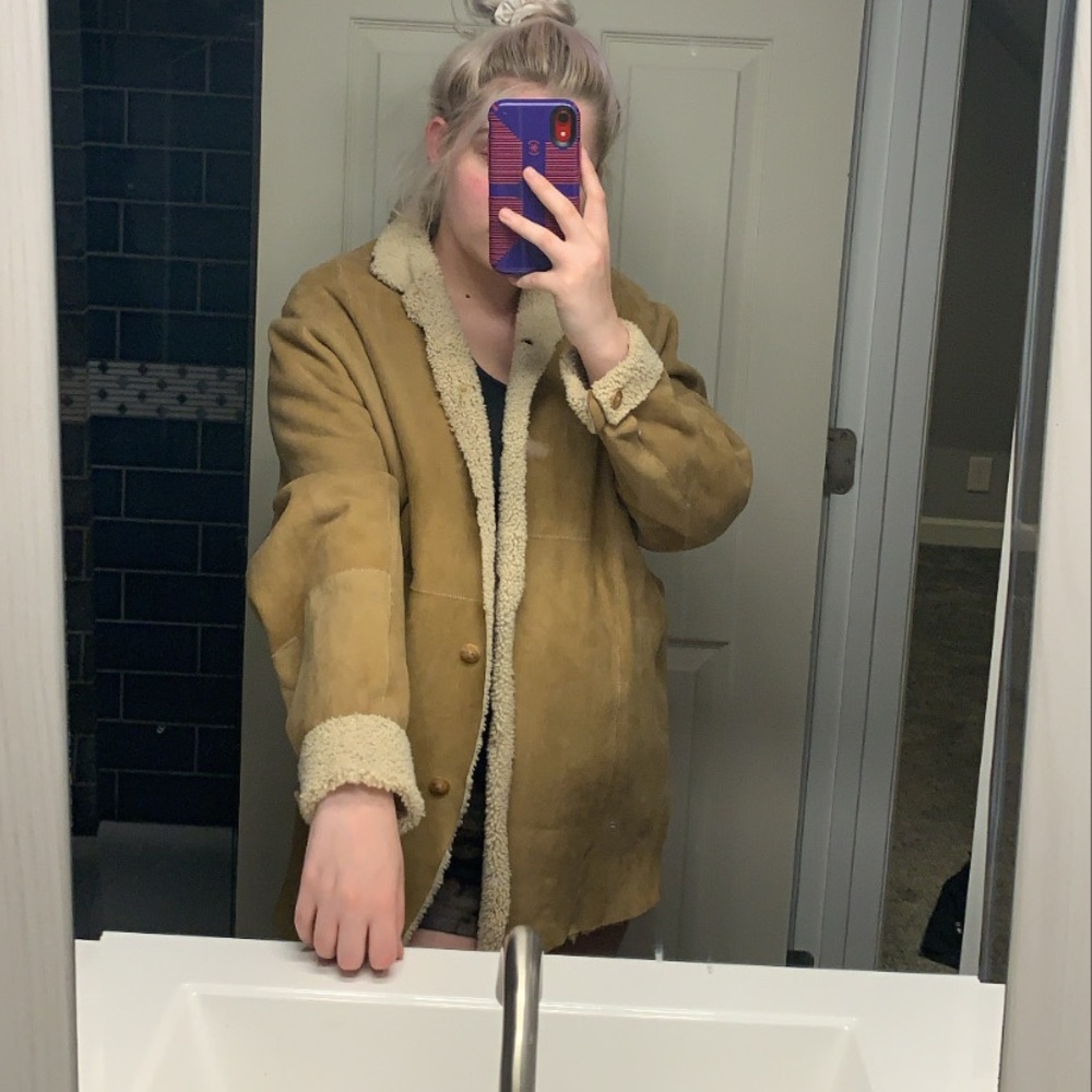 Maxfield Parrish sheepskin coat